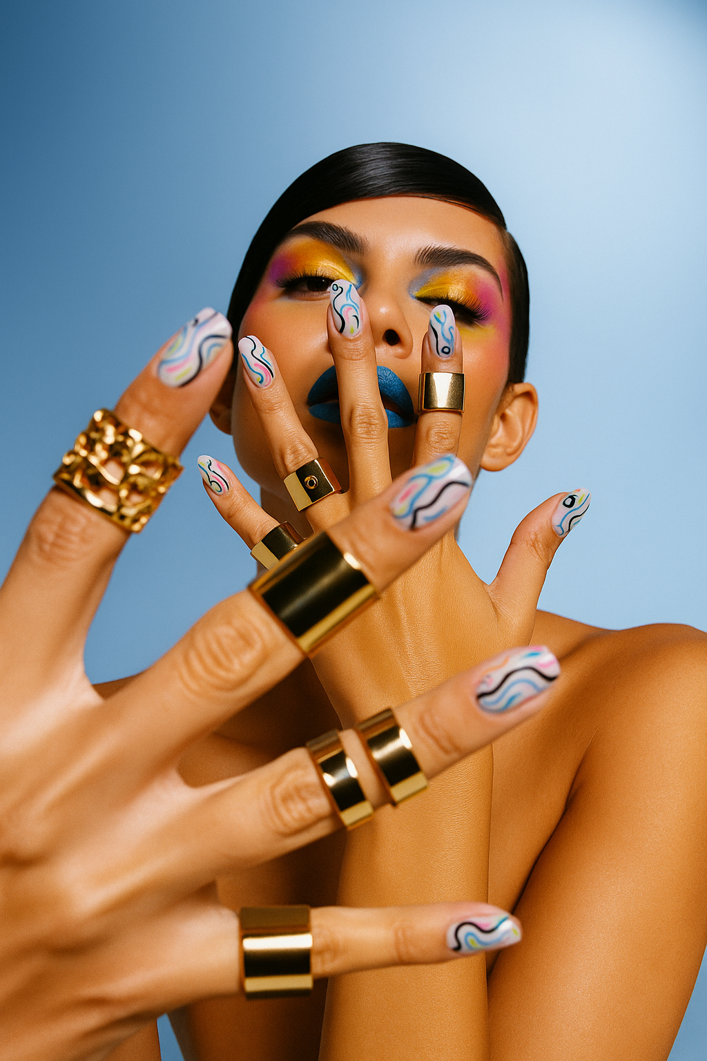 Abstract Nail Collection