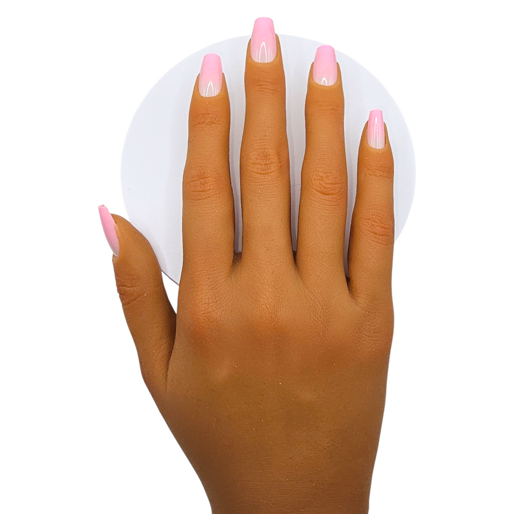 Mompreneur pink ombré press-on nails – Everyday Elegance – Rodeo & Wilshire Beauty